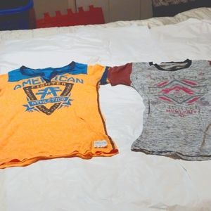 American Fighter short sleeve fitted shirts. Size Large